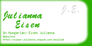 julianna eisen business card